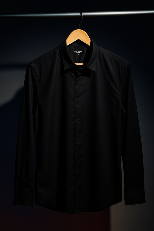 Premium Black Formal Shirt – Slim Fit | Fashh clothing