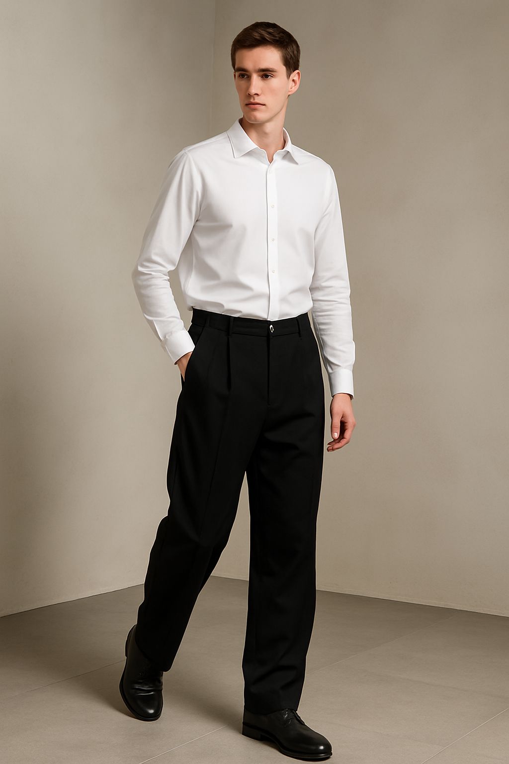 Sleek Style Black Korean Fit Pant