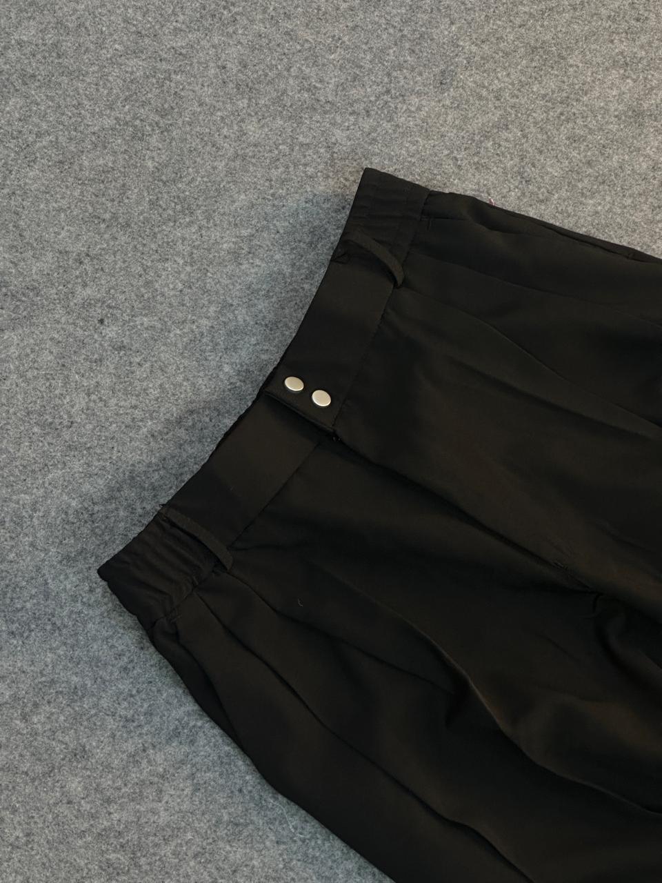 Sleek Style Black Korean Fit Pant